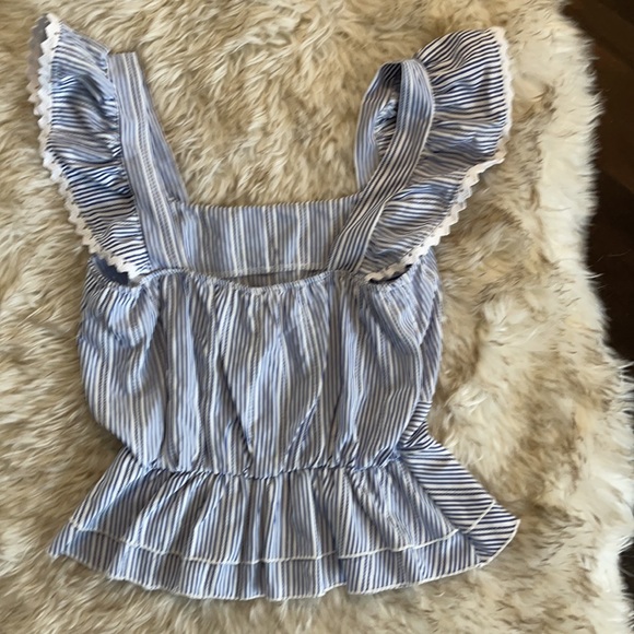 Blue and White Stripe Top - Picture 2 of 2